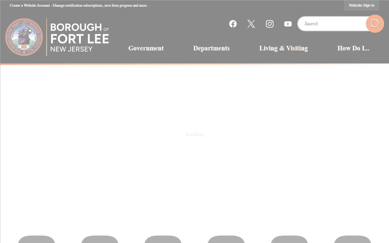 Fort Lee Borough Clerk OPRA page for people search records