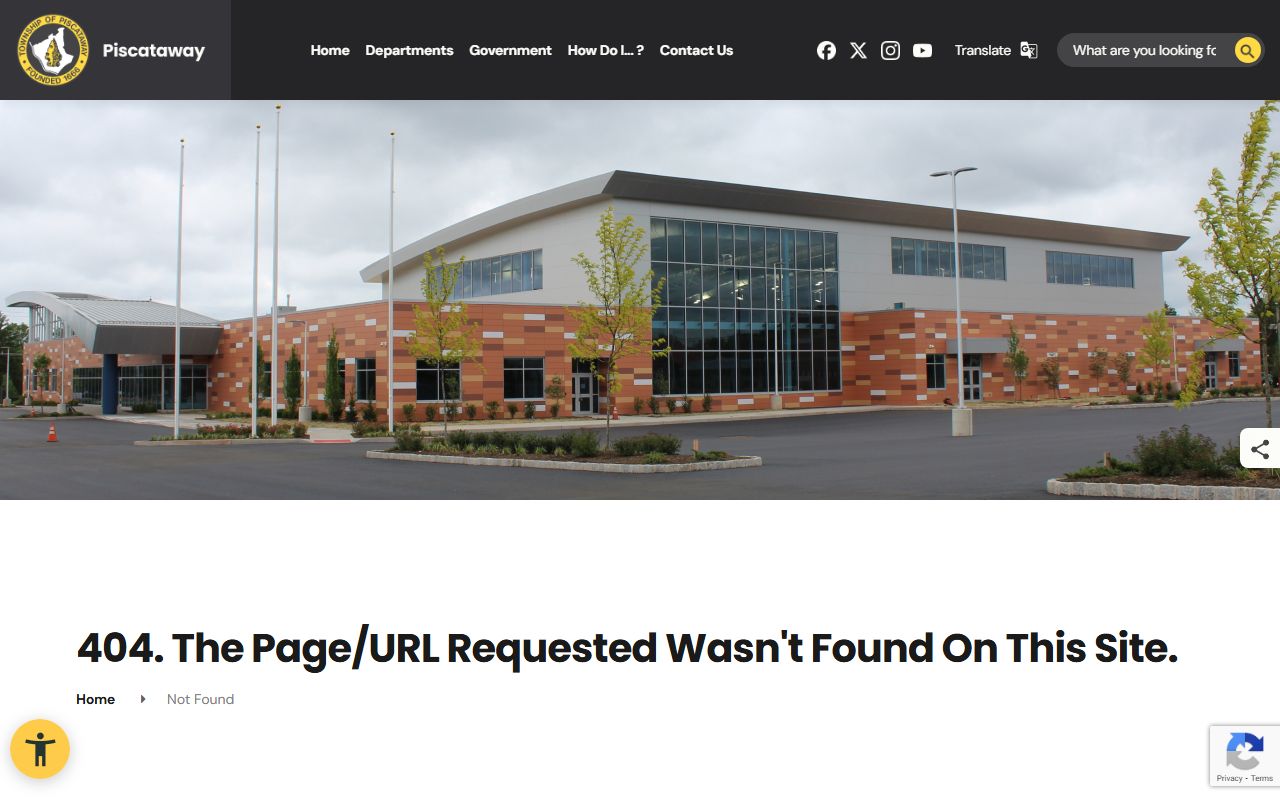 Piscataway Township Clerk website for people search records access