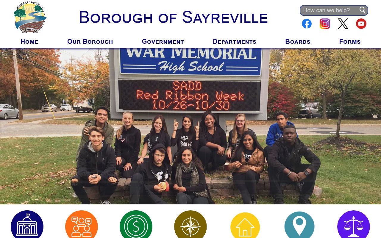 Sayreville borough website for people search records access