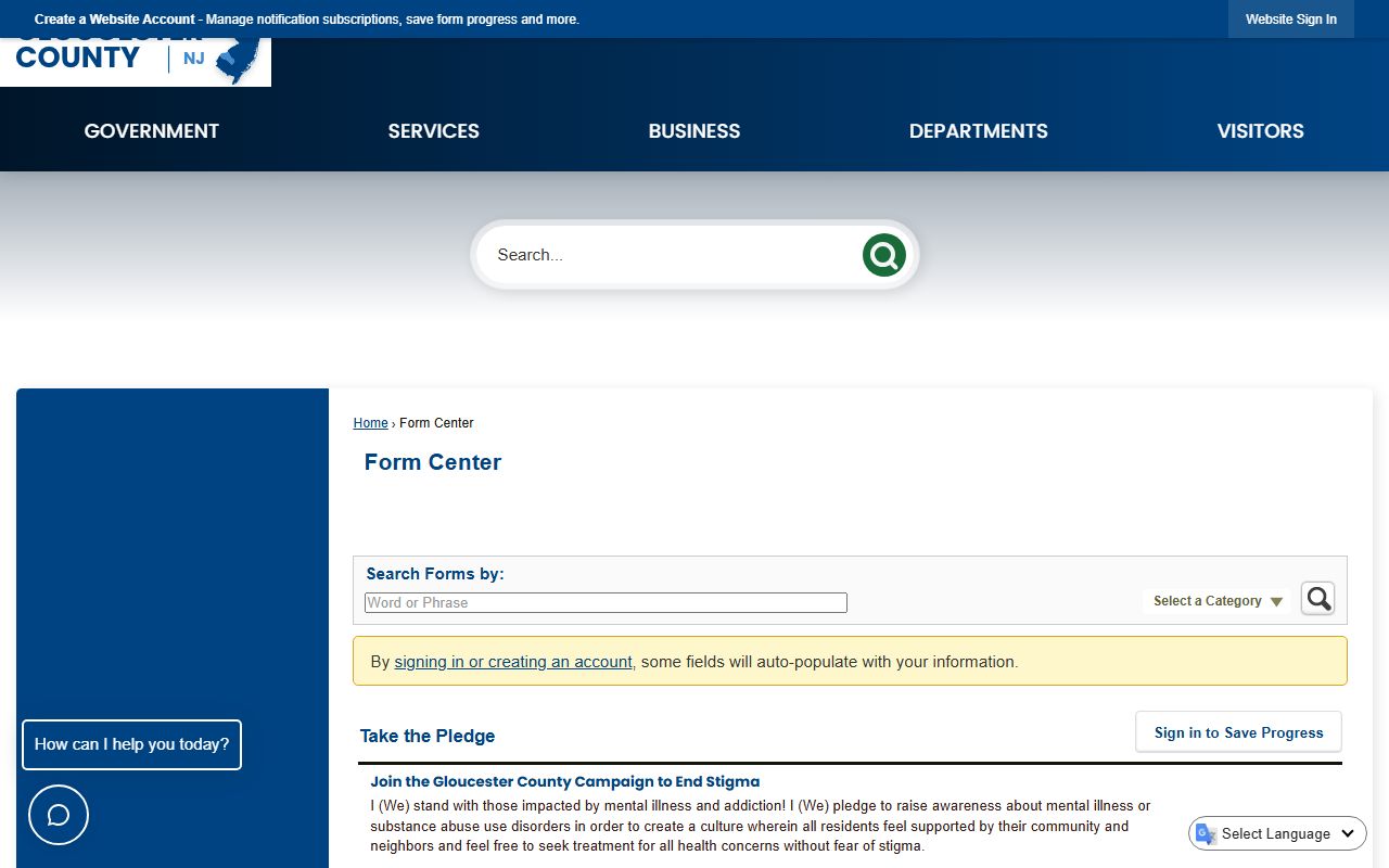 Gloucester County Sheriff office services for people search records